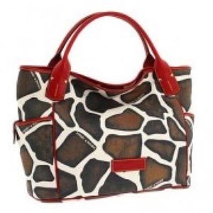 Dooney Bourke Kristen Giraffe Print tote